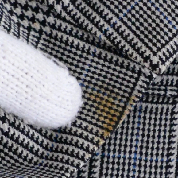 Savile Row 100% Wool Plaid Sport Jacket Blazer ~Grey/Black ~See Measurements Pic - Picture 13 of 16